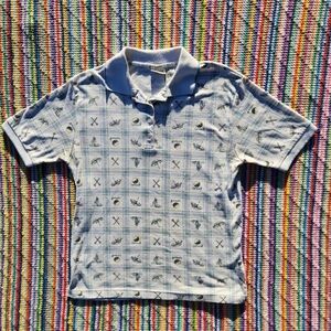 ⛳‎ Vintage 1990s Golf Fan Polo T-shirt 🏌️